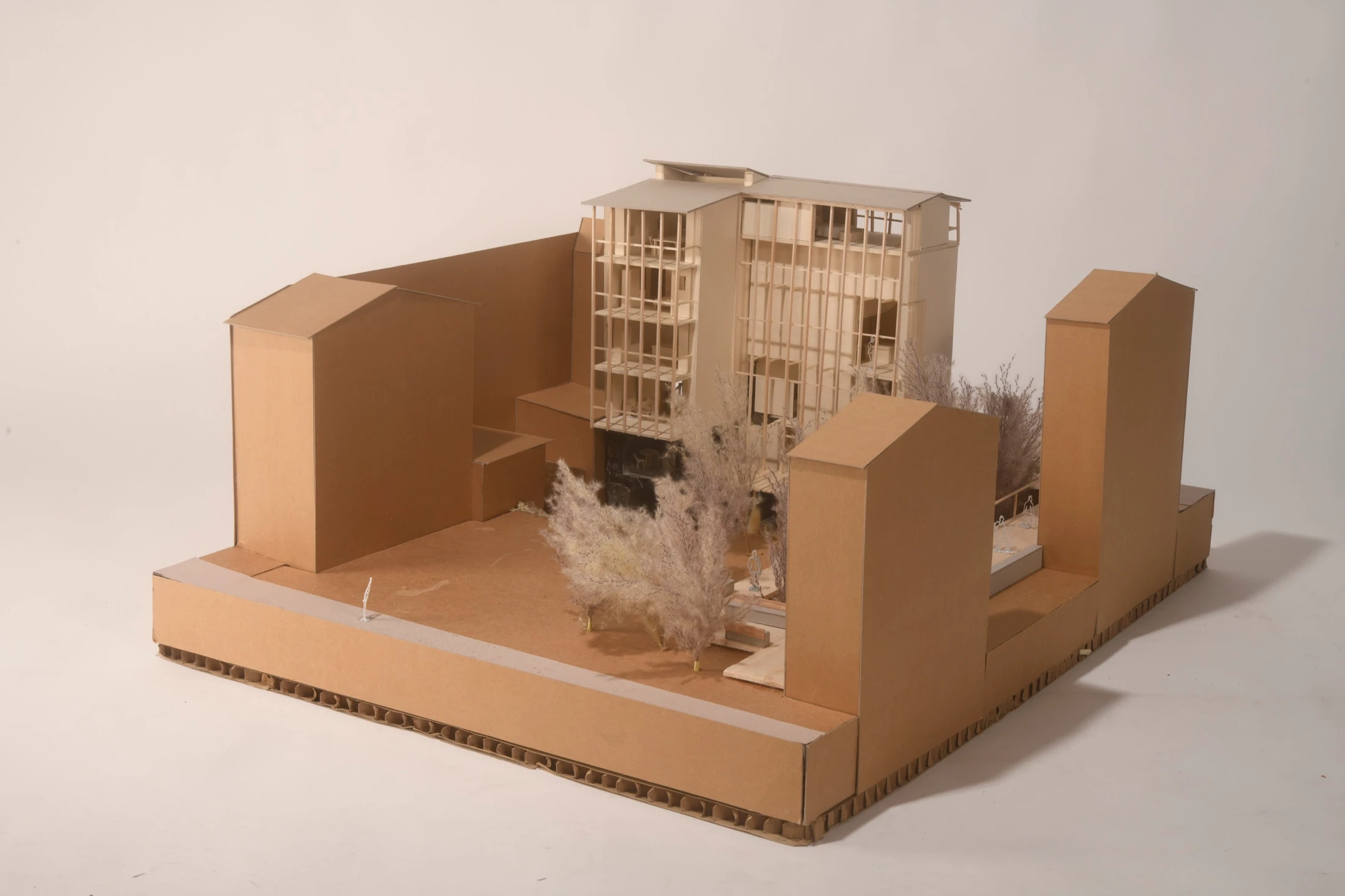 La Croisée — Maquette dans son site