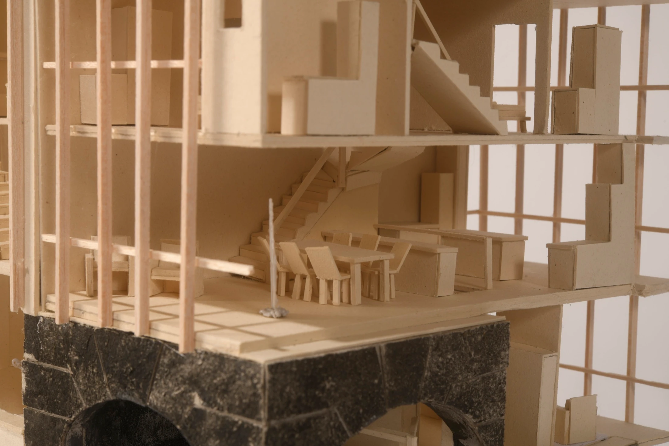 La Croisée — Maquette — détail des espaces