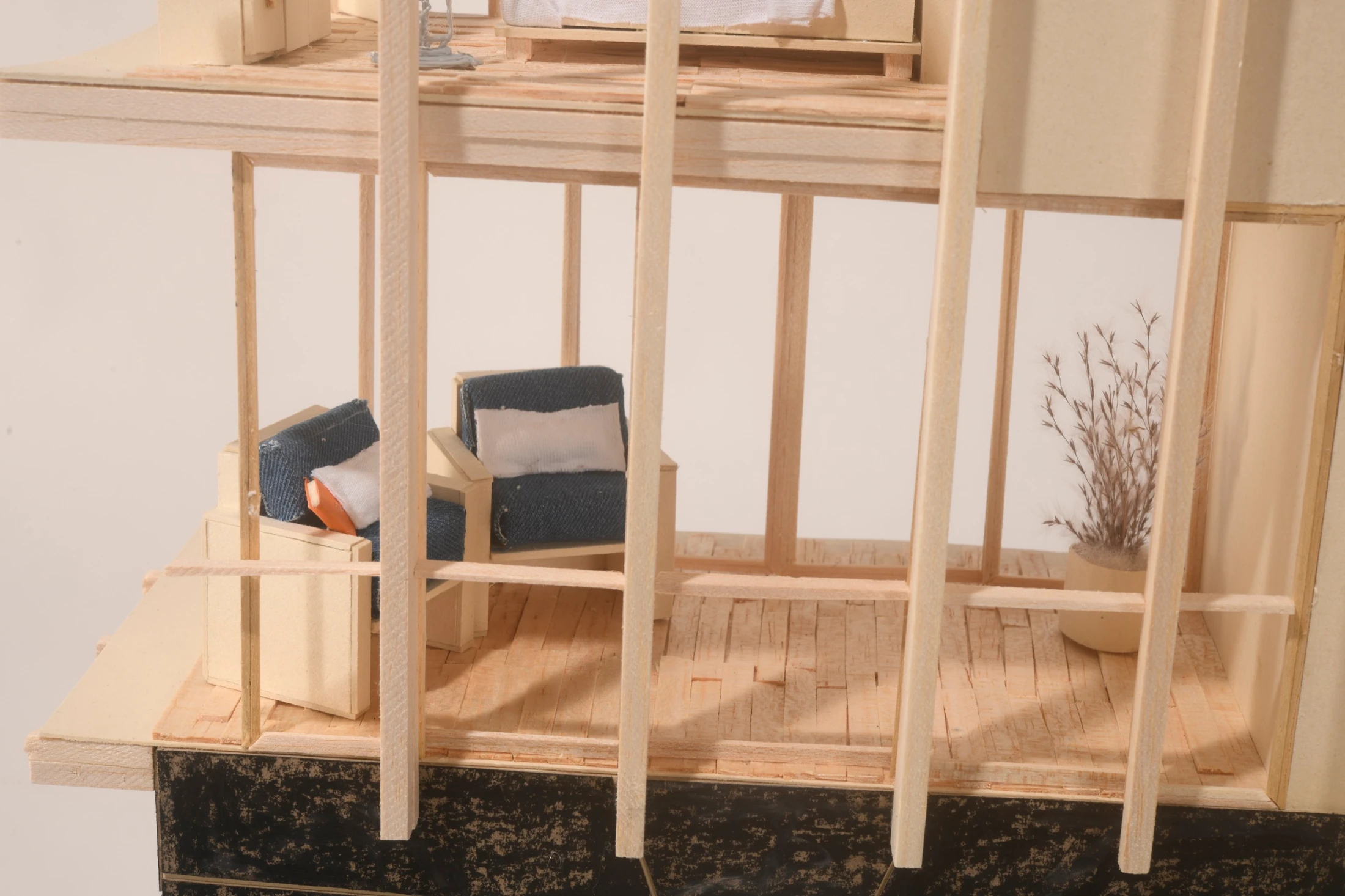 La Croisée — Maquette — détail intérieur