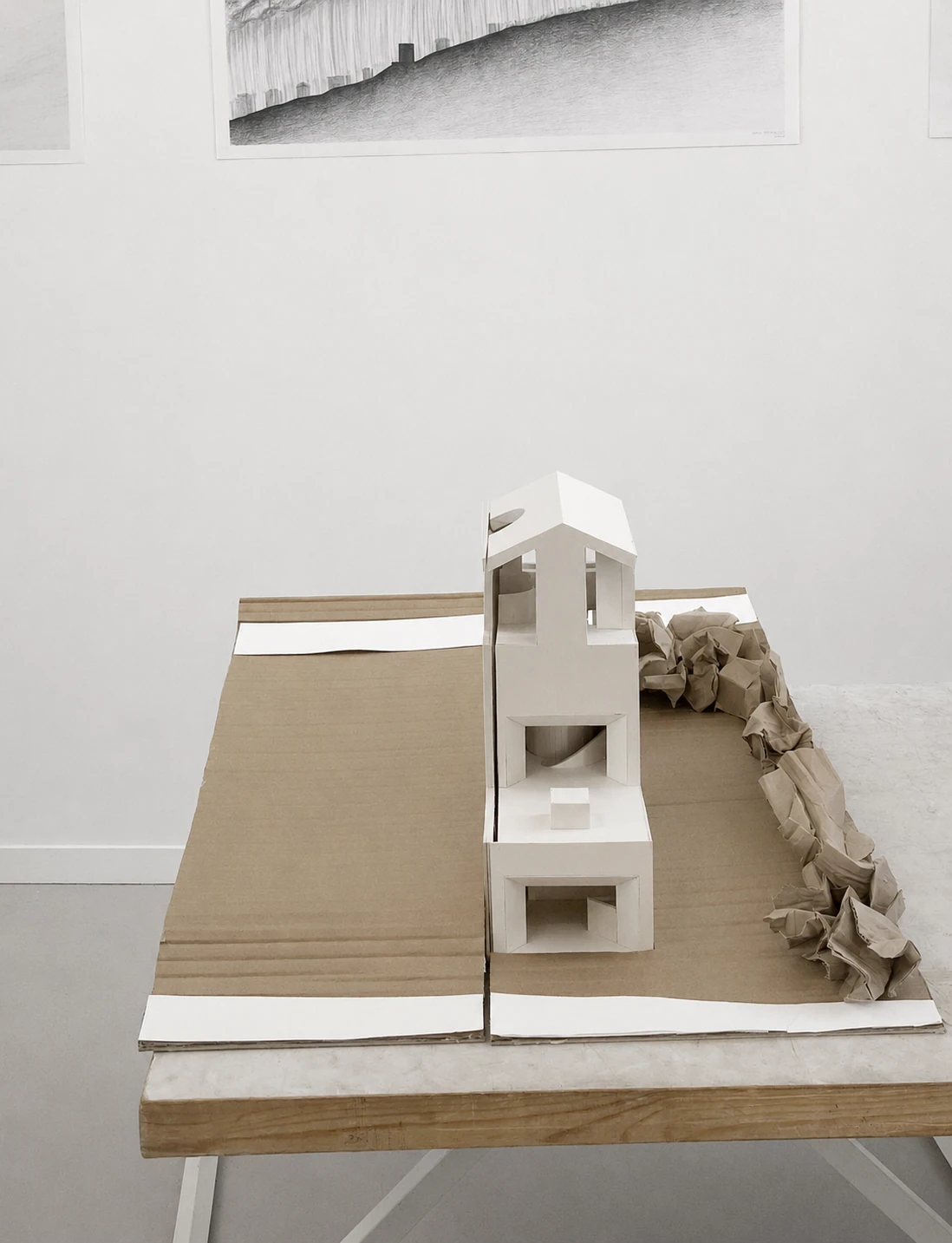 Musée dans la pente — fragment 1